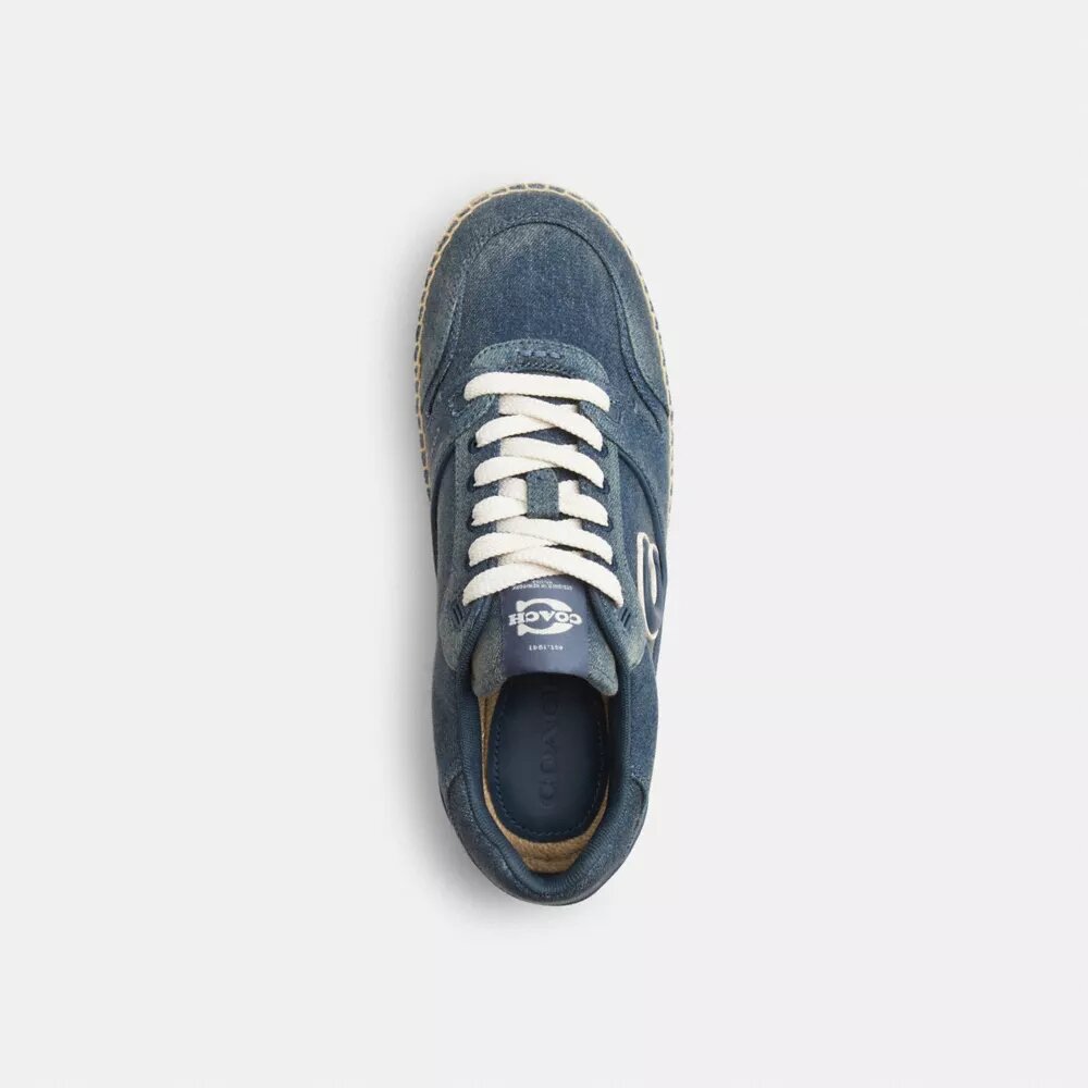 Sneakers Soho τύπου εσπαντρίγια σε φθαρμένο τζιν