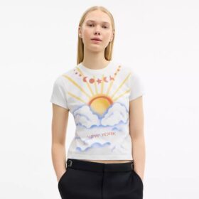T-shirt Airbrush 90’S Fit από βιολογικό βαμβάκι