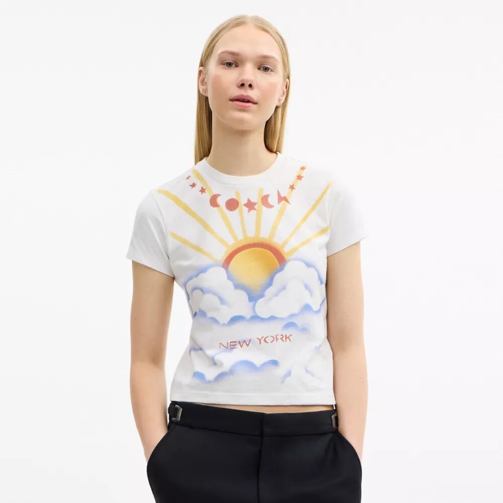 T-shirt Airbrush 90'S Fit από βιολογικό βαμβάκι