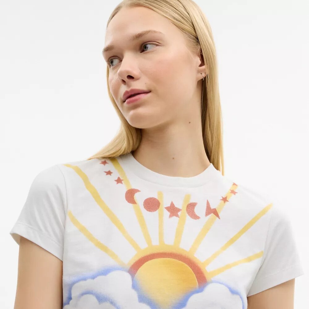 T-shirt Airbrush 90'S Fit από βιολογικό βαμβάκι