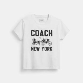 T-shirt με Horse and Carriage από βιολογικό βαμβάκι