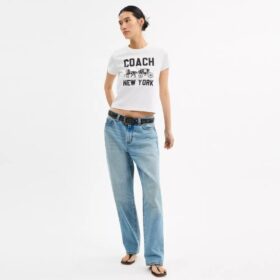 T-shirt με Horse and Carriage από βιολογικό βαμβάκι
