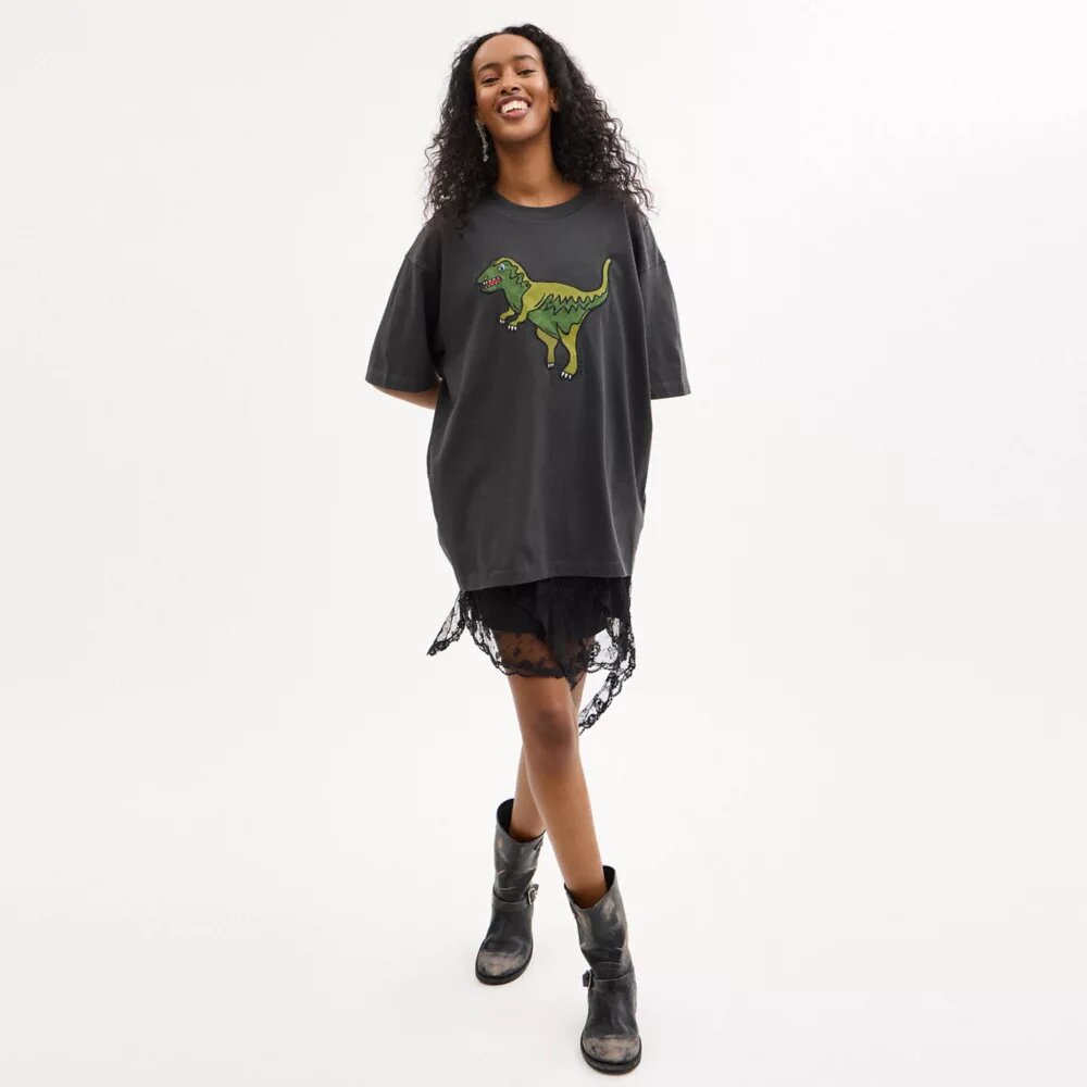 T-shirt Rexy με χαλαρή εφαρμογή από βιολογικό βαμβάκι