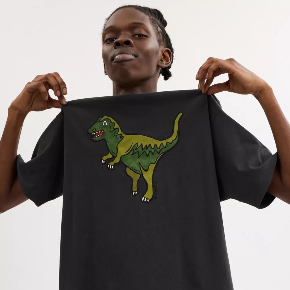 T-shirt Rexy με χαλαρή εφαρμογή από βιολογικό βαμβάκι
