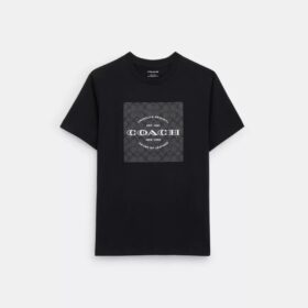 T-shirt Signature Square από βιολογικό βαμβάκι