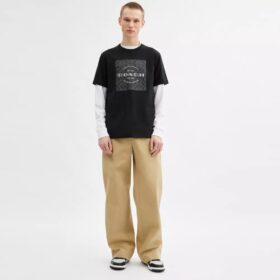 T-shirt Signature Square από βιολογικό βαμβάκι