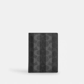 Θήκη για κάρτα διαβατηρίου από Signature Canvas με ρίγες