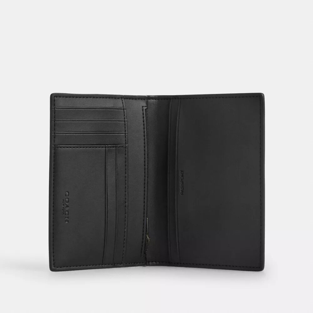 Θήκη για κάρτα διαβατηρίου από Signature Canvas με ρίγες