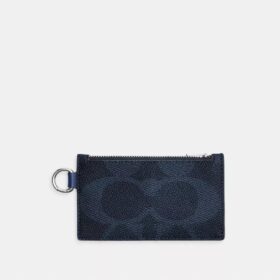 Θήκη καρτών με φερμουάρ από το Signature Canvas Maxi