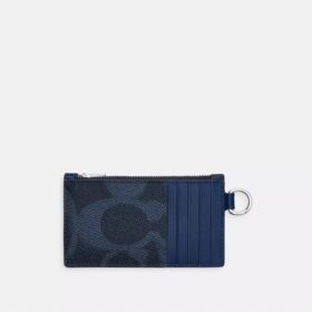 Θήκη καρτών με φερμουάρ από το Signature Canvas Maxi
