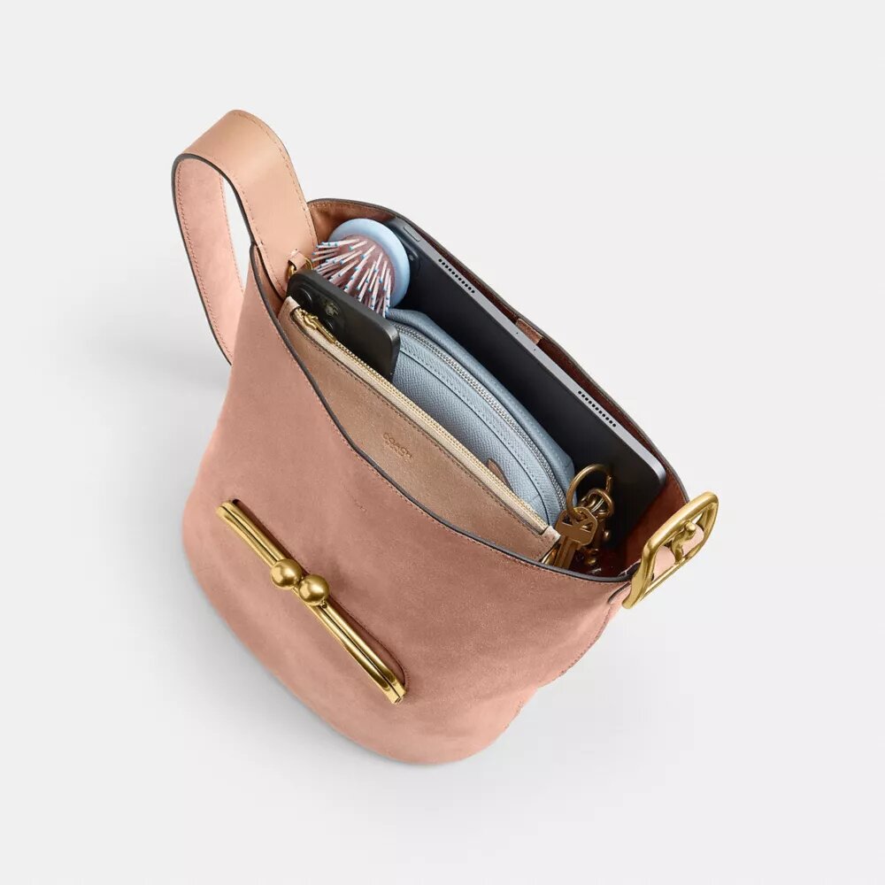 Τσάντα Bleecker Bucket με κλείσιμο Kisslock