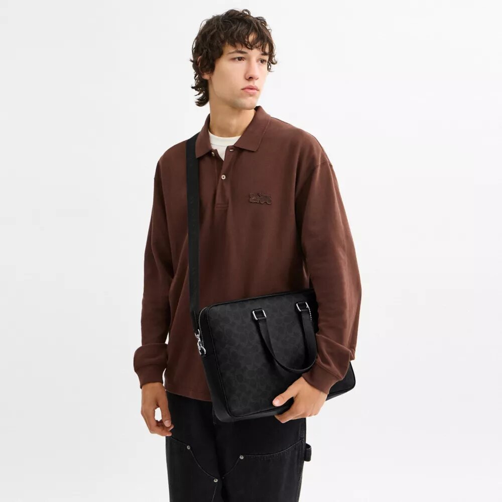 Τσάντα Caden Brief από Signature Canvas