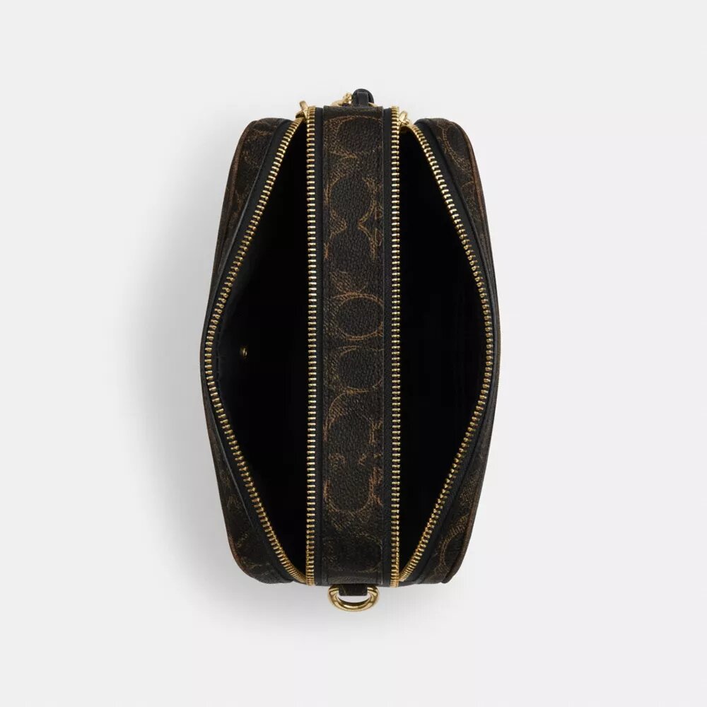 Τσάντα Carey Χιαστί από το Signature Canvas με Γούρια