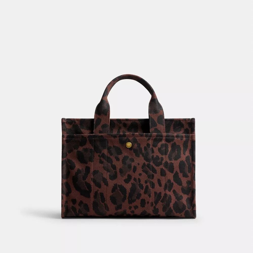 Τσάντα Cargo Tote με λεοπάρ μοτίβο