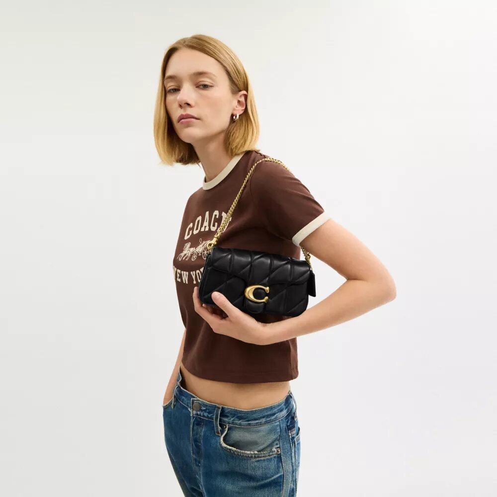 Τσάντα Χιαστί Tabby Chain 19 με καπιτονέ