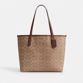 Τσάντα City Tote από το Signature Canvas