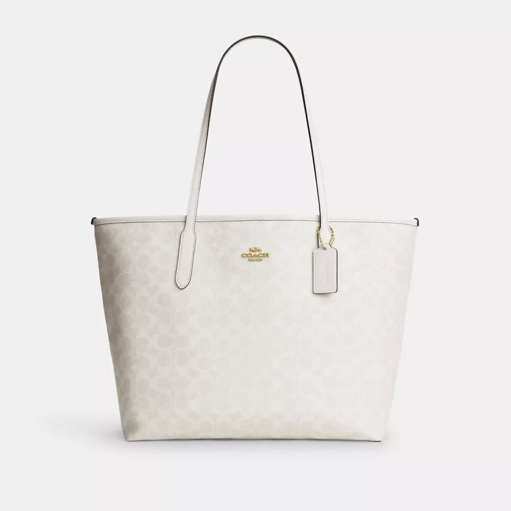 Τσάντα City Tote από το Signature Canvas