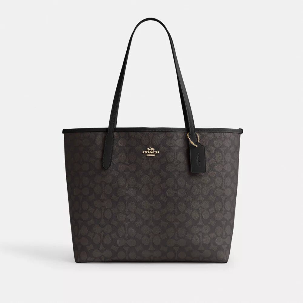Τσάντα City Tote από το Signature Canvas