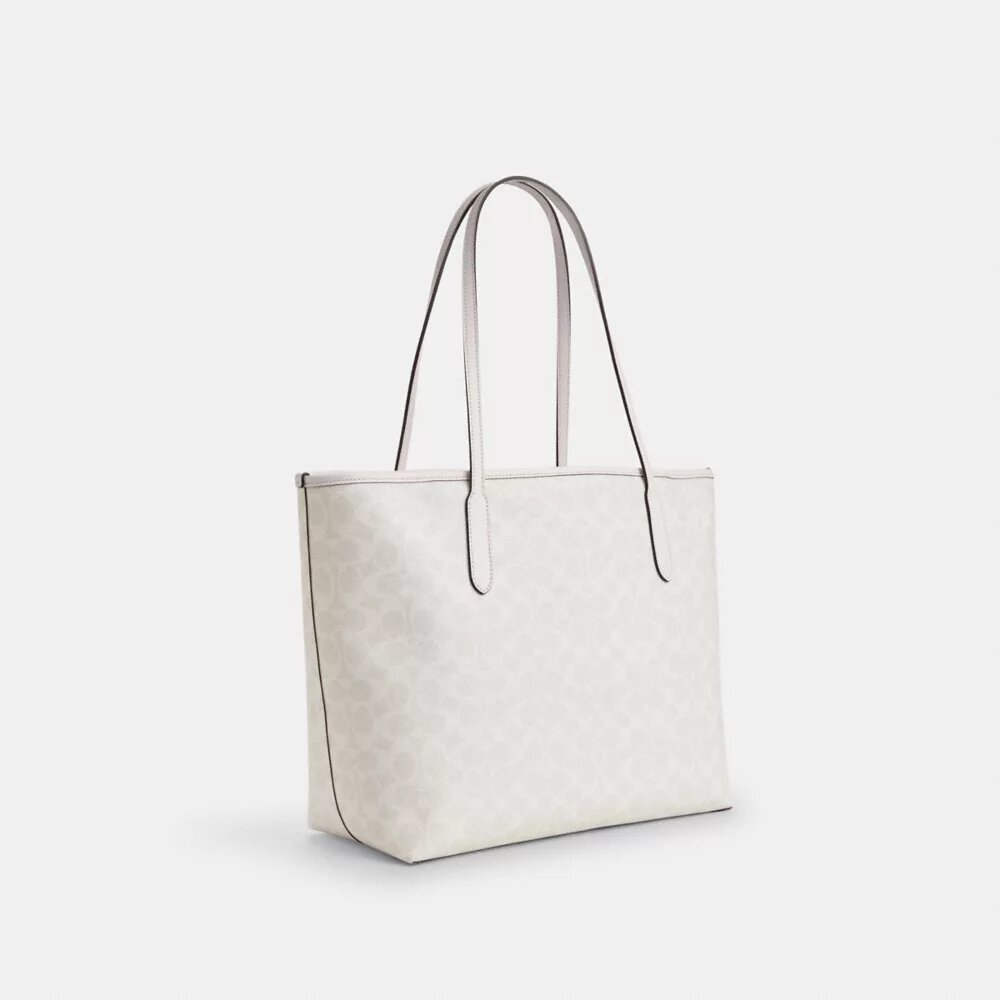 Τσάντα City Tote από το Signature Canvas