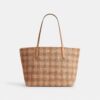 Τσάντα City Tote με μοτίβο Gingham