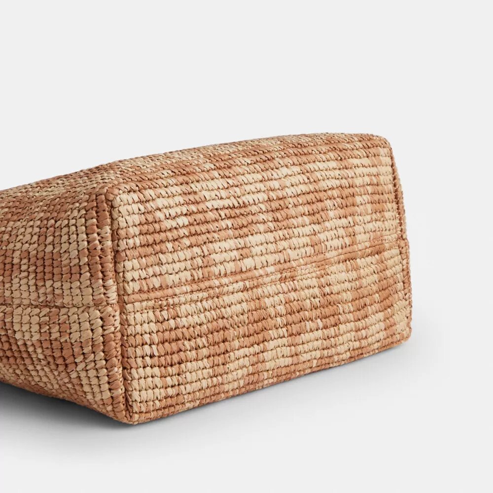 Τσάντα City Tote με μοτίβο Gingham