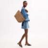 Τσάντα City Tote με μοτίβο Gingham