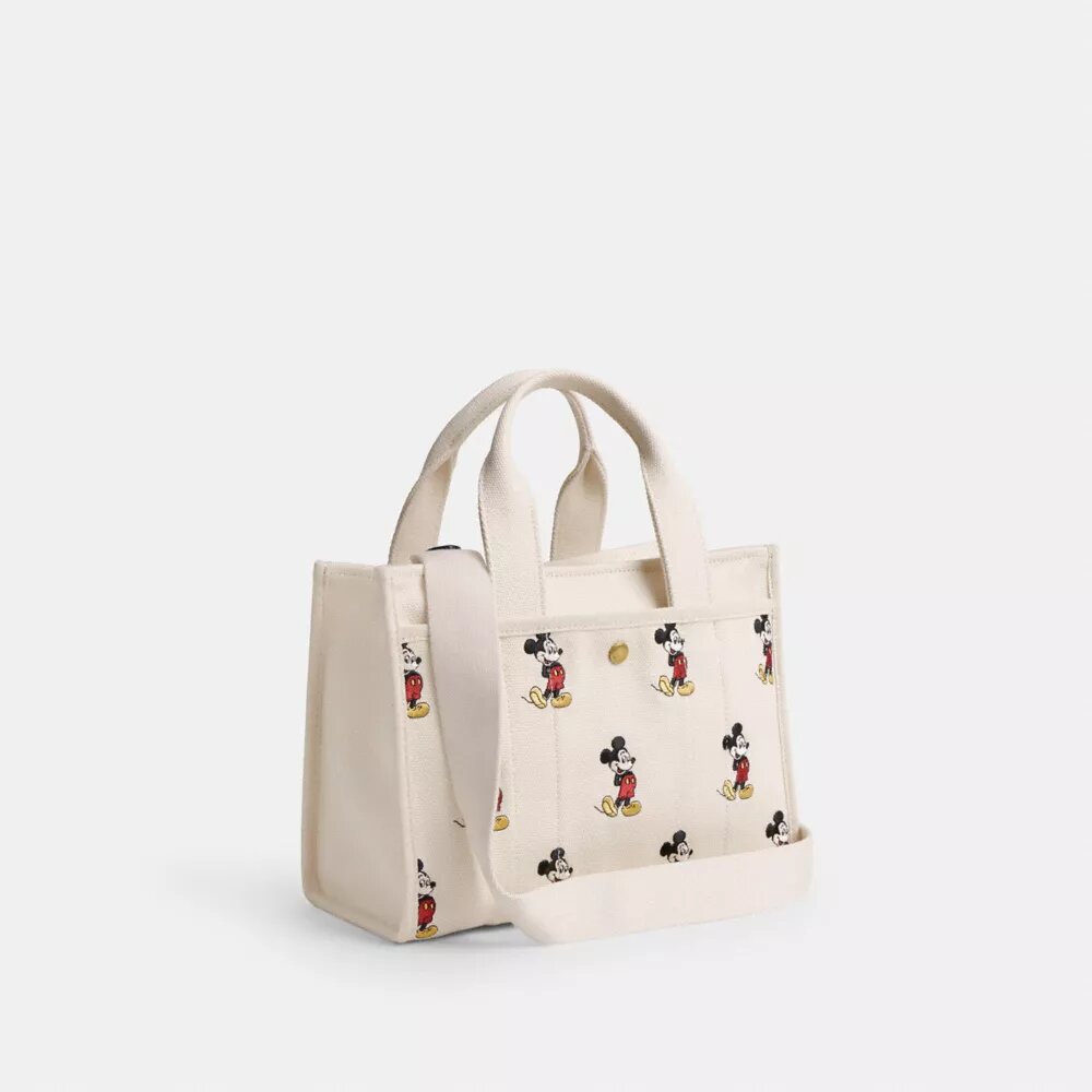 Τσάντα Disney X Coach Cargo Tote Bag 26 με τον Μίκυ Μάους από καμβά αναγεννημένου βαμβακιού