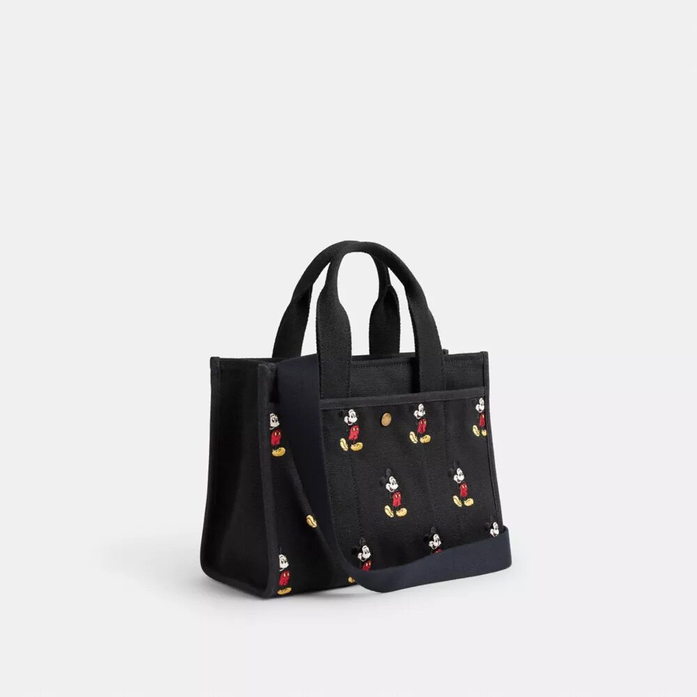 Τσάντα Disney X Coach Cargo Tote Bag 26 με τον Μίκυ Μάους από καμβά αναγεννημένου βαμβακιού
