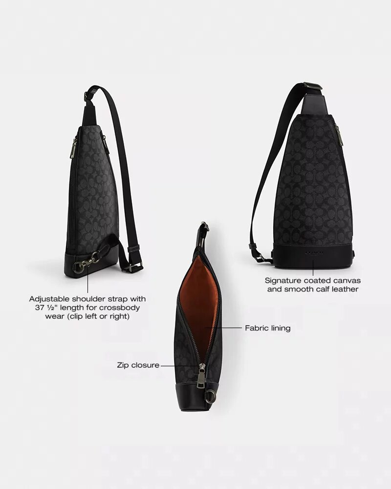 Τσάντα Dominic Sling Pack από Signature Canvas