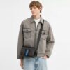 Τσάντα Graham για φορά χιαστί από Signature Canvas με ρίγες Varsity