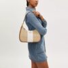 Τσάντα Hobo Teri από Signature Canvas με ρίγες