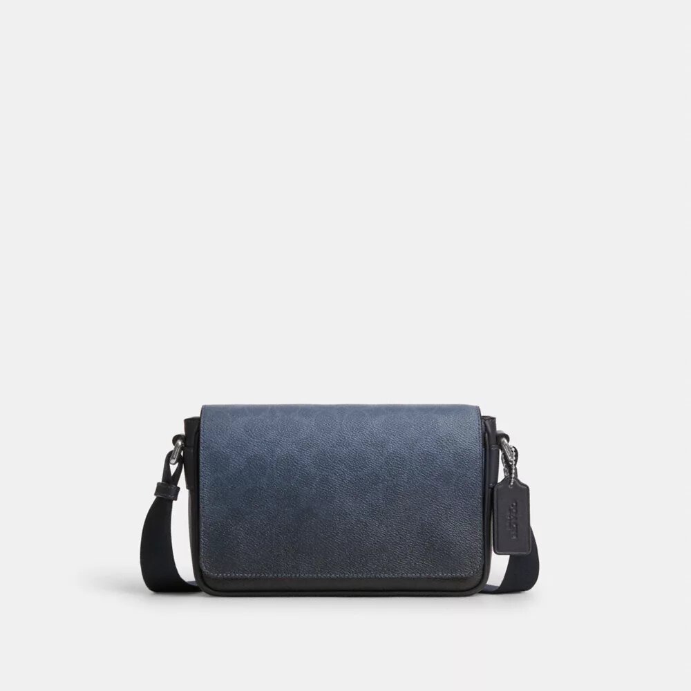 Τσάντα Jack Small Flap Χιαστί από Signature Canvas Ombre