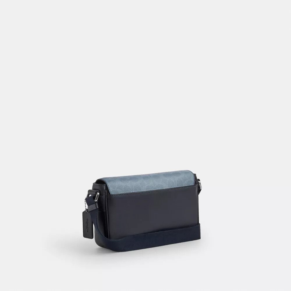 Τσάντα Jack Small Flap Χιαστί από Signature Canvas Ombre