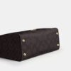 Τσάντα Maggie Tote από Signature Canvas με μπλοκ σχέδια
