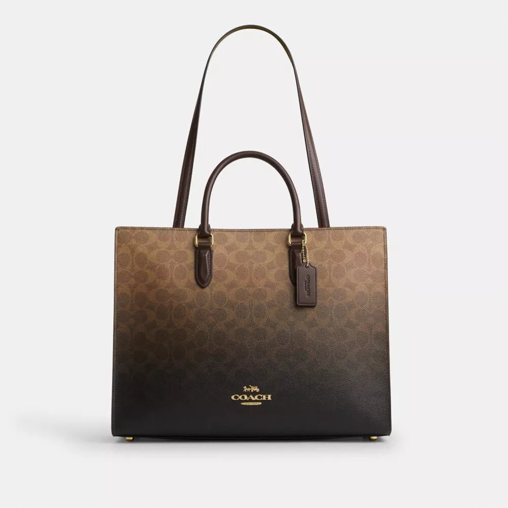 Τσάντα Maggie Tote από Signature Canvas Ombre