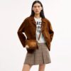 Τσάντα Mini Carey για χιαστί φορά από δέρμα μοσχαριού με μοτίβο αγελάδας