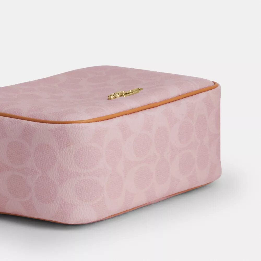 Τσάντα Mini Carey για φορά χιαστί από Signature Canvas με Γούρια