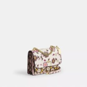 Τσάντα Mini Klare Χιαστί με floral μοτίβο