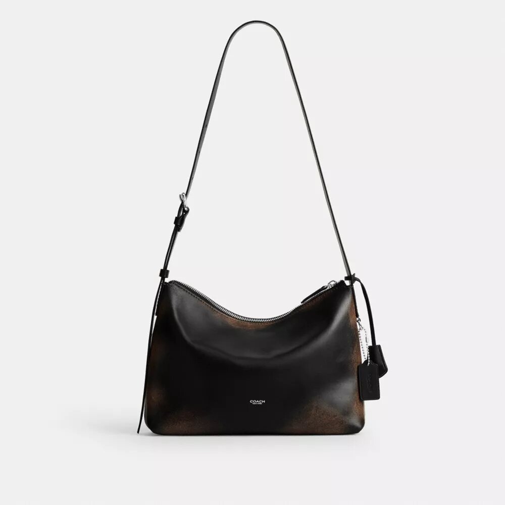 Τσάντα Mott Messenger 33 σε δέρμα με παλαιωμένη όψη