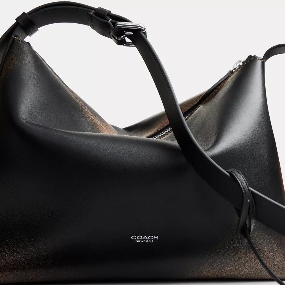 Τσάντα Mott Messenger 33 σε δέρμα με παλαιωμένη όψη
