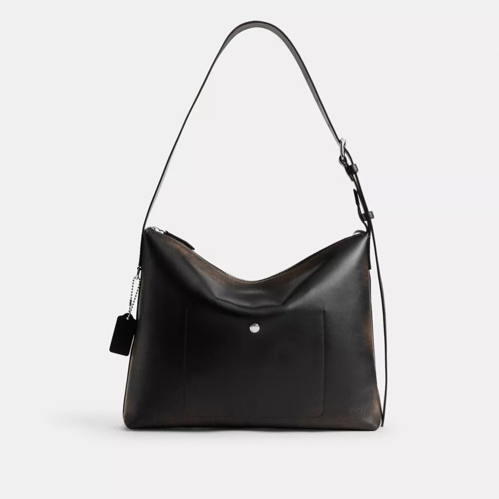 Τσάντα Mott Messenger 38 σε δέρμα με παλαιωμένη όψη