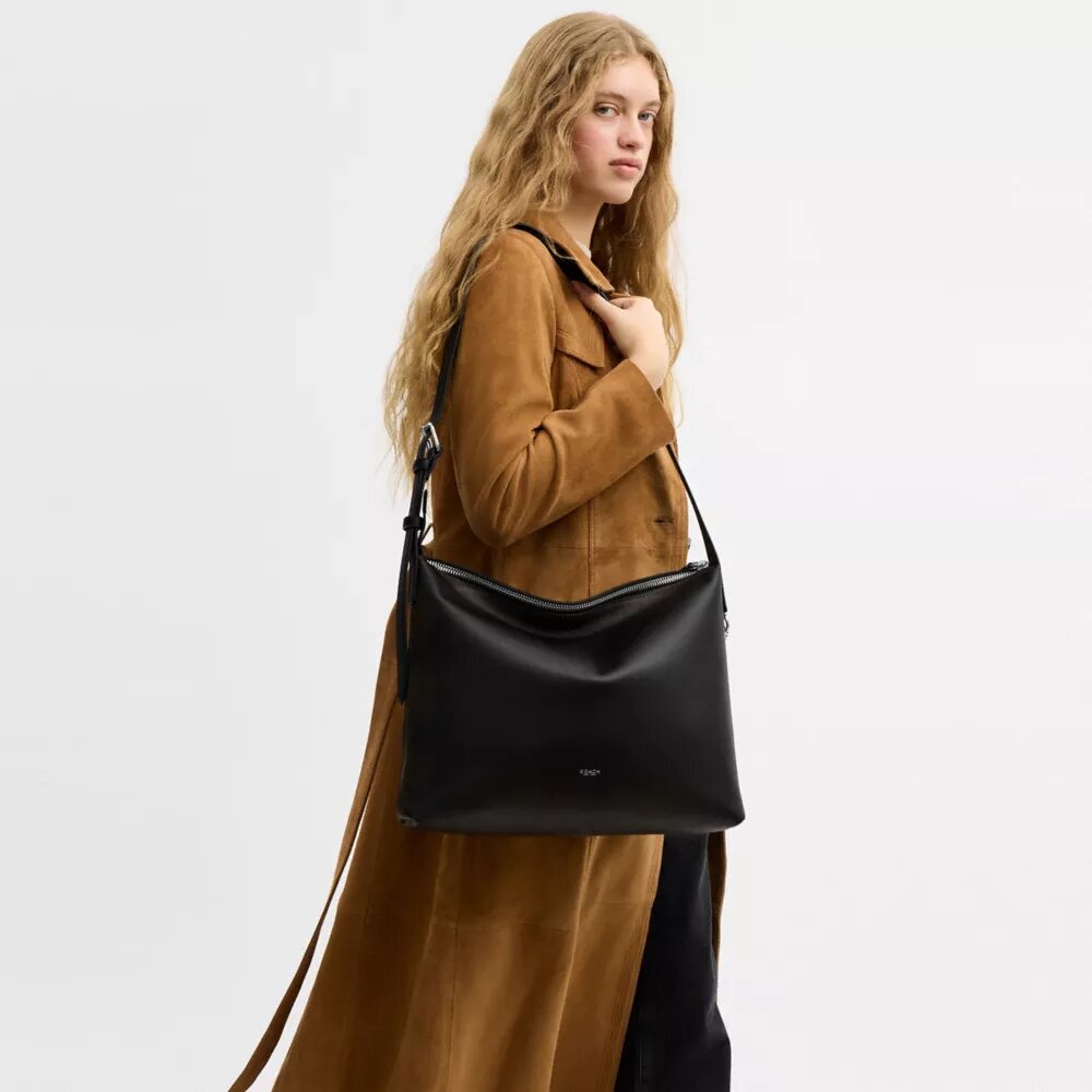 Τσάντα Mott Messenger 38 σε δέρμα με παλαιωμένη όψη