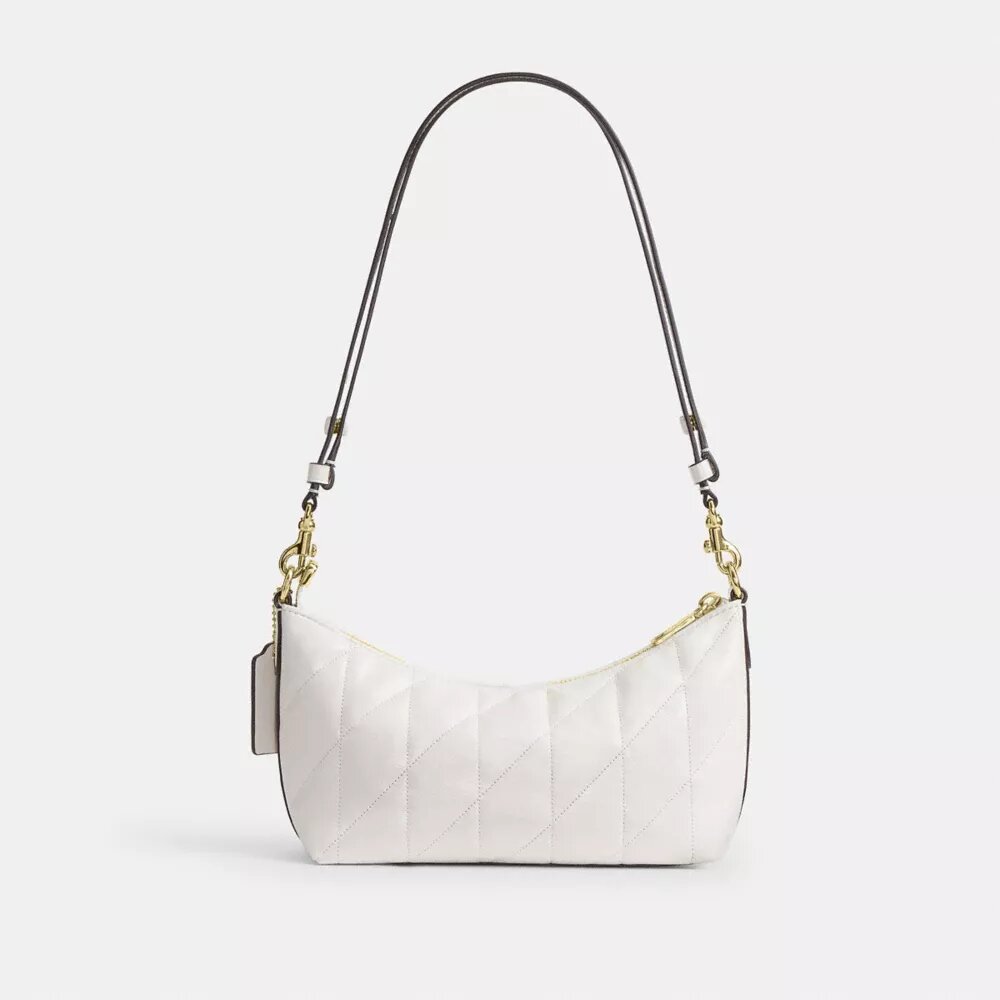 Τσάντα ώμου Caitlin με καπιτονέ και διακοσμητικό στοιχείο