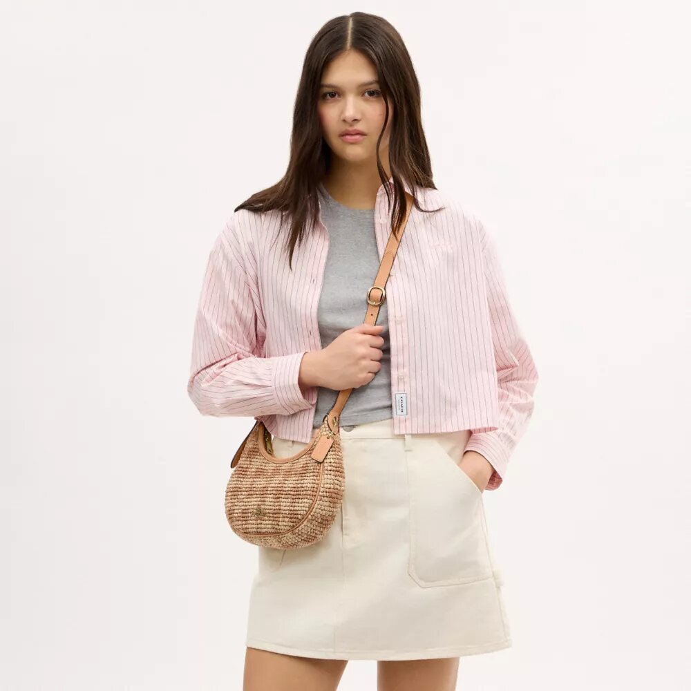 Τσάντα ώμου Emily με μοτίβο Gingham