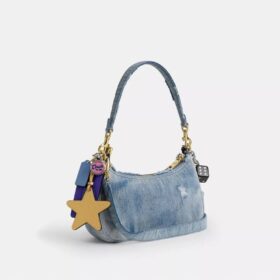 Τσάντα Ώμου Teri από Loved Denim με Γούρια