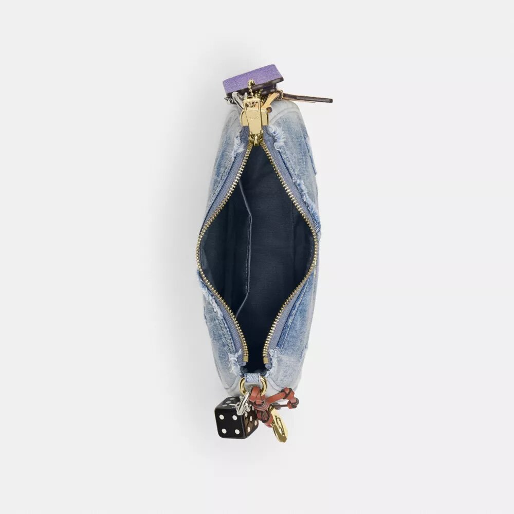 Τσάντα Ώμου Teri από Loved Denim με Γούρια