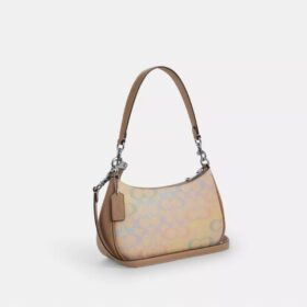 Τσάντα ώμου Teri από το Signature Canvas Rainbow