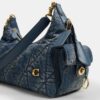 Τσάντα Pocket Juliet 30 από αναγεννημένο βαμβακερό τζιν με καπιτονέ