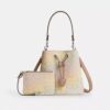 Τσάντα Rowan Bucket από το Signature Canvas Rainbow