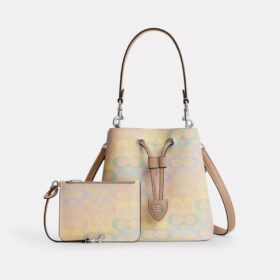 Τσάντα Rowan Bucket από το Signature Canvas Rainbow